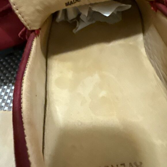 Saks Fifth Avenue Burgundy Suede  Driving Loafers Men’s Shoes Slip On Size 12M main image 4